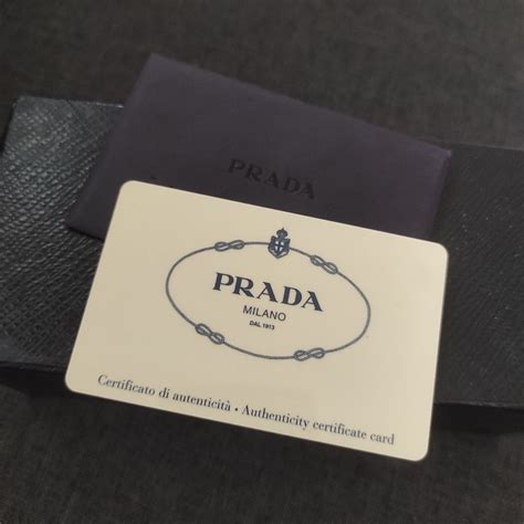 prada replicas for sale|prada authentication card.